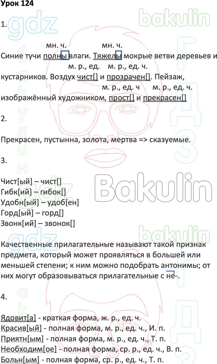 ГДЗ по русскому языку 3 класс Иванов, Евдокимова, Кузнецова, Петленко  Начальная школа XXI века решебник онлайн ответы, Решение, Уроки, 124