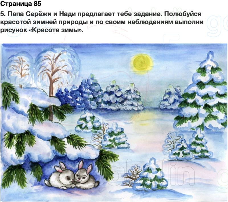 ГДЗ Окружающий мир Рабочая тетрадь 2 класс Плешаков Школа России Часть 1 Страница 85