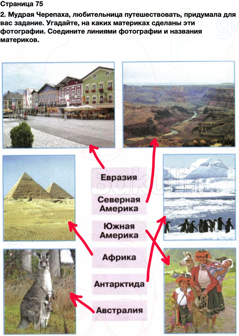 ГДЗ Окружающий мир Рабочая тетрадь 2 класс Плешаков Школа России Часть 2 Страница 75