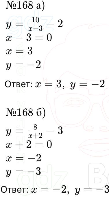 ГДЗ Алгебра 9 класс Макарычев, Теляковский 2025 Номера 168