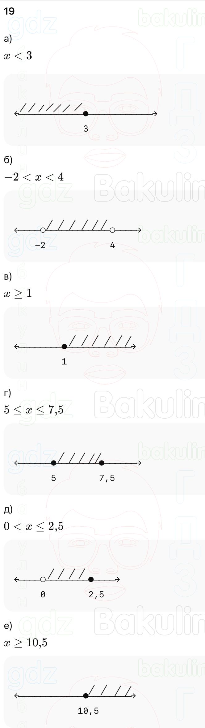 ГДЗ Алгебра 9 класс Макарычев, Теляковский 2025 Номера 19