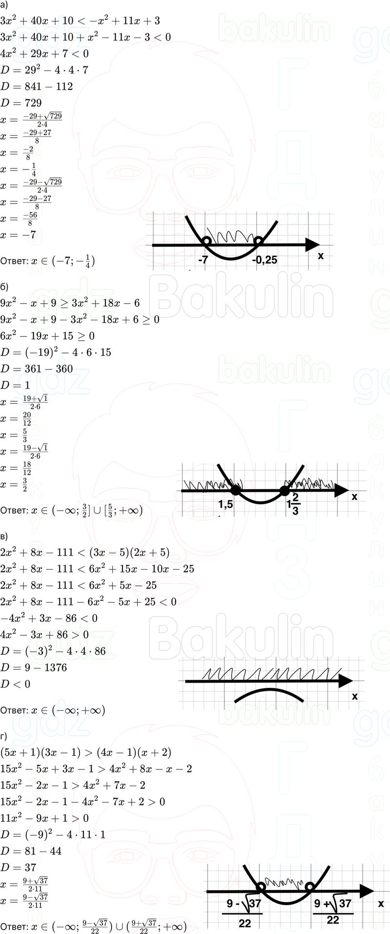 ГДЗ Алгебра 9 класс Макарычев, Теляковский 2025 Номера 272