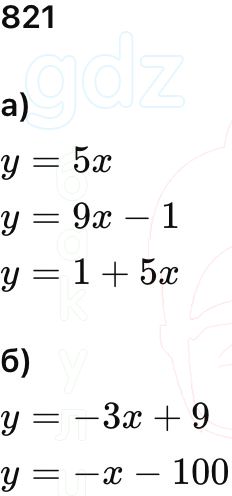 ГДЗ Алгебра 9 класс Макарычев, Теляковский 2025 Номера 821