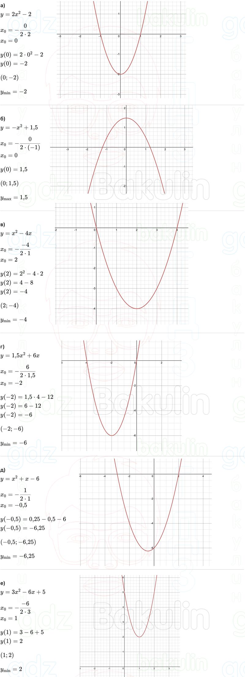 ГДЗ Алгебра 9 класс Макарычев, Теляковский 2025 Номера 826