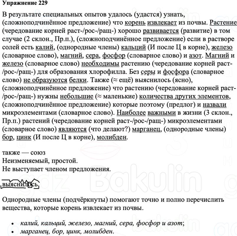 ГДЗ Русский язык 8 класс Ладыженская Упражнение 229