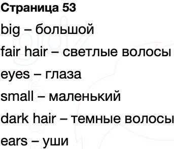 ГДЗ рабочая тетрадь Spotlight Английский язык 2 класс Быкова, Дули Страница 53
