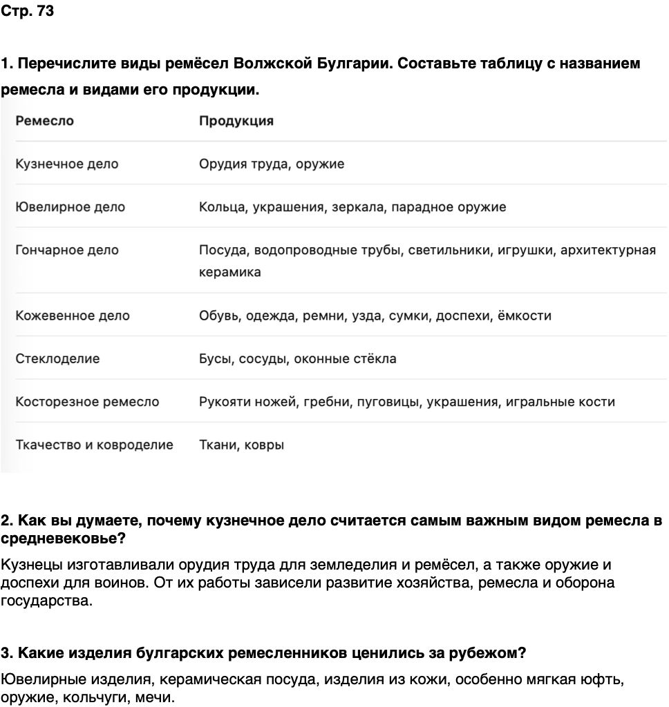 ГДЗ История нашего края Чувашия 5 класс Захаров Страница 73