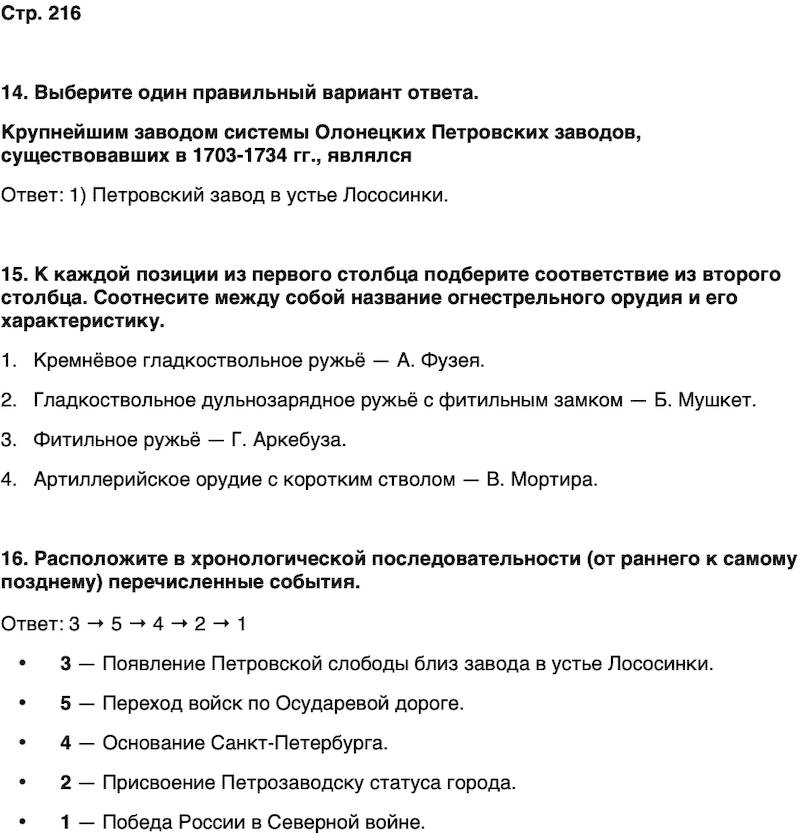 ГДЗ История нашего края Карелия 6 класс Суслова Страница 216