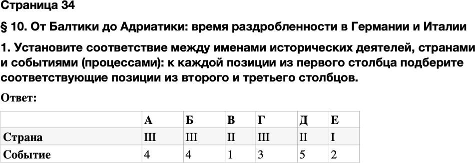 ГДЗ История Тетрадь-тренажер 9 класс Медяков, Дударев Страница 34
