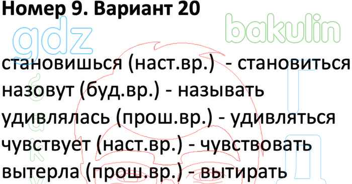 Чтение работа с текстом вариант 20