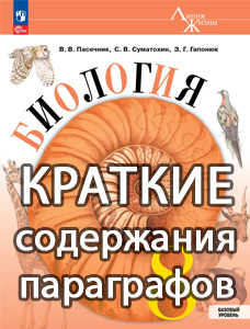Краткий пересказ параграфов Биология 8 класс Пасечник краткое содержание учебника